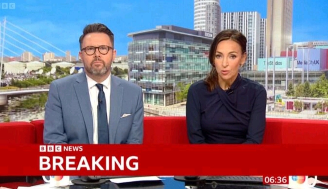 BBC Breakfast's Sally Nugent halts broadcast to announce 'breaking' news